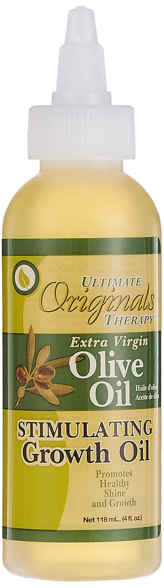 Originals by Africa's Best Therapy Extra Virgin Olivenöl Haarwachstumsöl – Spendet Feuchtigkeit und pflegt Haar, Haut und Nägel, 118 ml