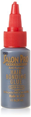 SalonPro Haarverlängerungs-Kleber Schwarz 30 ml - Professionelle Bonding-Glue für Hair Extensions