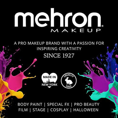Mehron Makeup Spirit Gum & Entferner Kombi-Set | Professioneller Kleber für Gesicht, Haut & Körper | Hergestellt in den USA