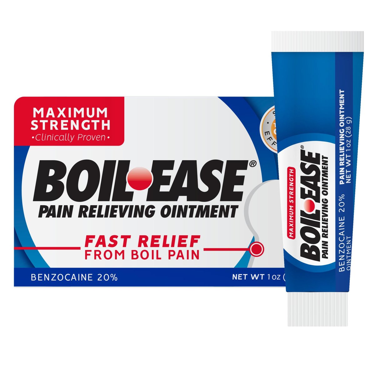 Boil Ease Schmerzlindernde Salbe, 1 Unze