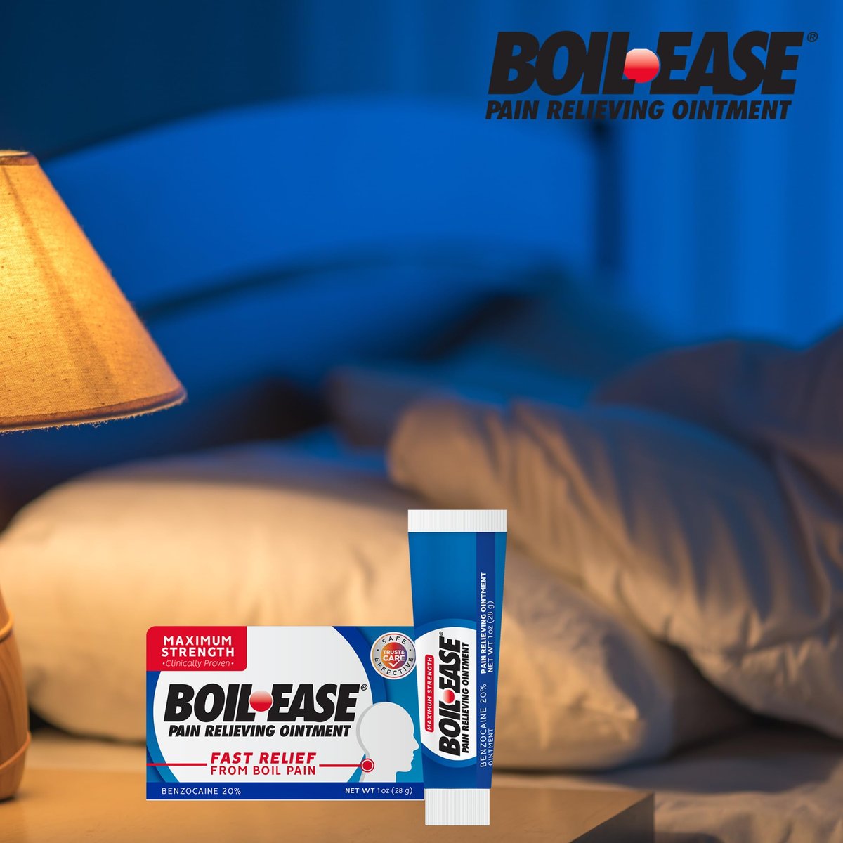 Boil Ease Schmerzlindernde Salbe, 1 Unze
