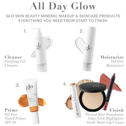 Glo Skin Beauty Oil-Free Moisturizer 1,7 Fl Oz – Leichte, ölfreie Feuchtigkeitscreme mit Hyaluronsäure für fettige & reife Haut