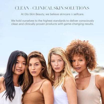 Glo Skin Beauty Oil-Free Moisturizer 1,7 Fl Oz – Leichte, ölfreie Feuchtigkeitscreme mit Hyaluronsäure für fettige & reife Haut