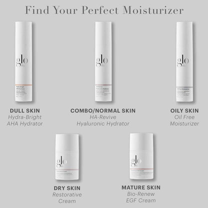Glo Skin Beauty Oil-Free Moisturizer 1,7 Fl Oz – Leichte, ölfreie Feuchtigkeitscreme mit Hyaluronsäure für fettige & reife Haut
