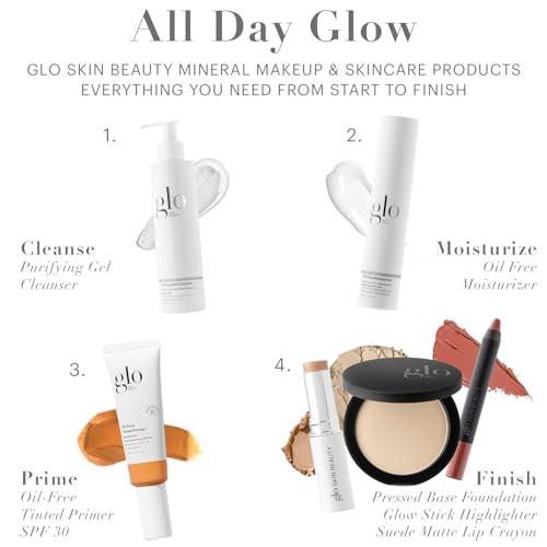 Glo Skin Beauty Oil-Free Moisturizer 1,7 Fl Oz – Leichte, ölfreie Feuchtigkeitscreme mit Hyaluronsäure für fettige & reife Haut