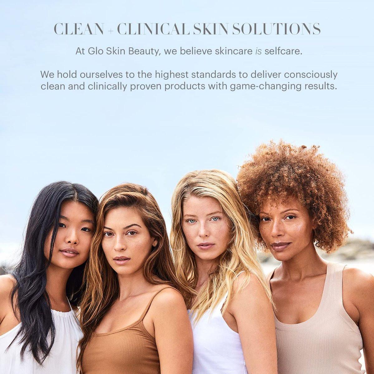 Glo Skin Beauty Oil-Free Moisturizer 1,7 Fl Oz – Leichte, ölfreie Feuchtigkeitscreme mit Hyaluronsäure für fettige & reife Haut