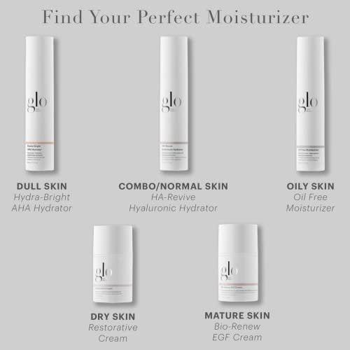 Glo Skin Beauty Oil-Free Moisturizer 1,7 Fl Oz – Leichte, ölfreie Feuchtigkeitscreme mit Hyaluronsäure für fettige & reife Haut