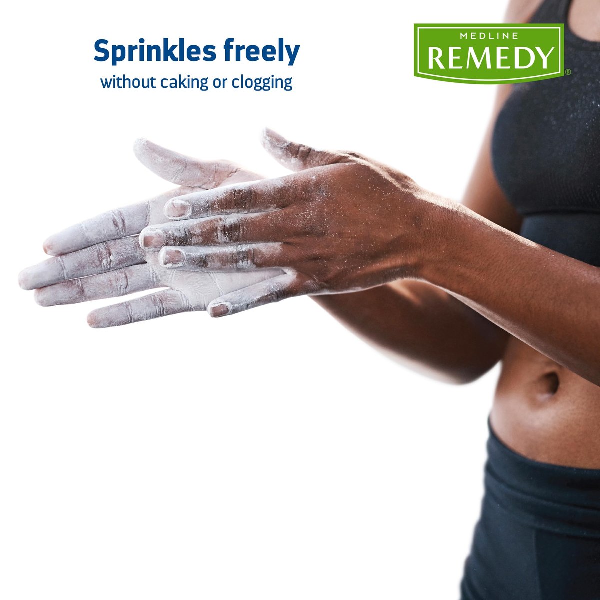 Medline Remedy Essentials Maisstärke-Puder (1,5 oz Flasche) – Frischer Duft, Talkumfrei, Reisegröße, Hautpflege, absorbiert Schweiß, beruhigt, reduziert Reibung & Scheuern – für Erwachsene, Füße, Leisten