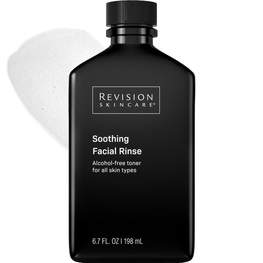 Revision Skincare Soothing Facial Rinse – Alkoholfreier Toner & Reiniger für empfindliche Haut, 200 ml