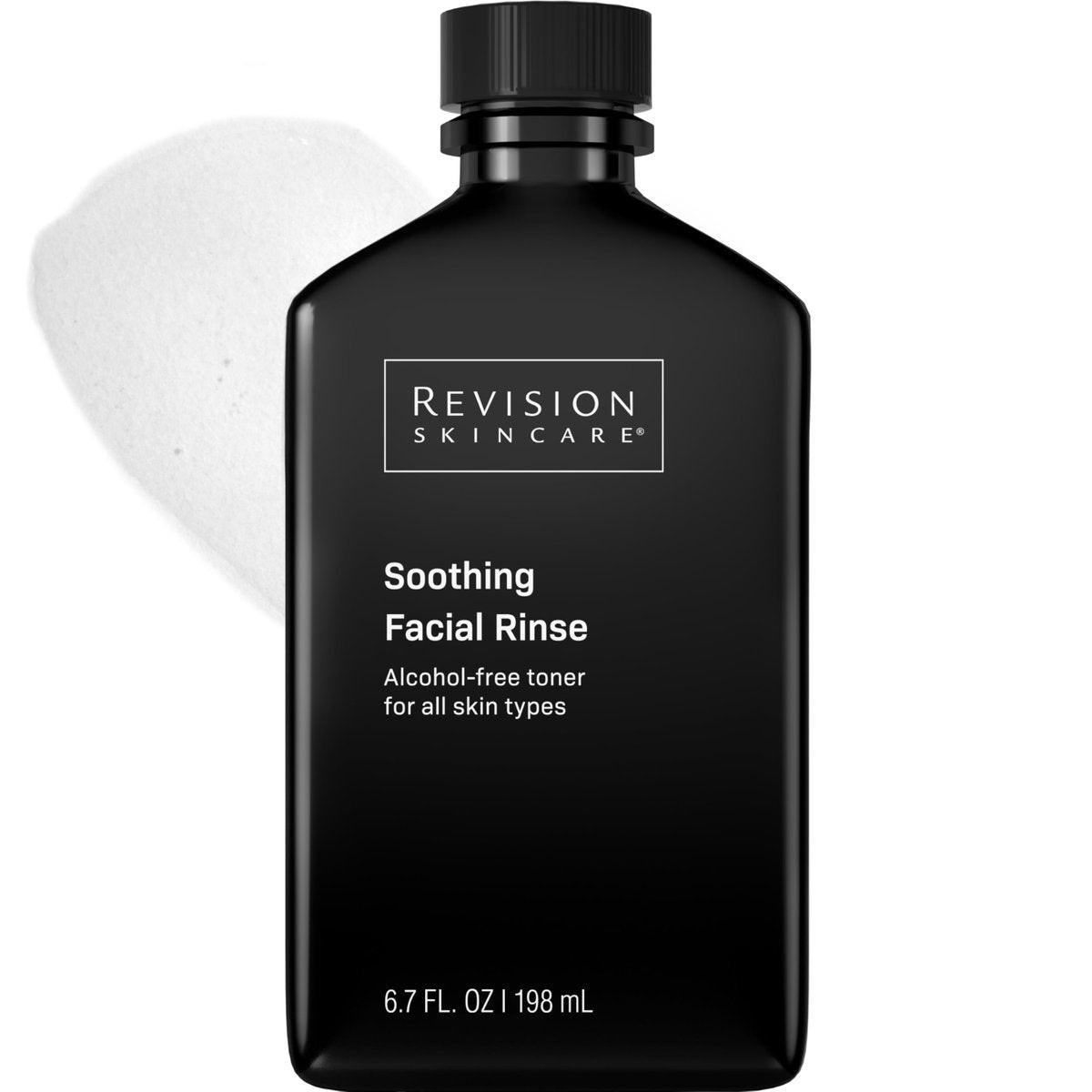 Revision Skincare Soothing Facial Rinse – Alkoholfreier Toner & Reiniger für empfindliche Haut, 200 ml