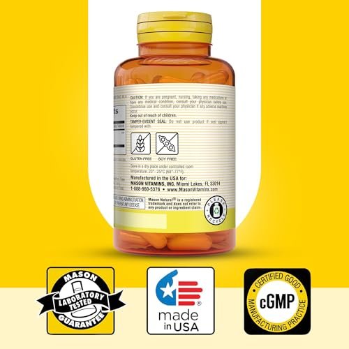MASON NATURAL Ganze Kräuter-Ingwer 500 mg, 2-Monats-Versorgung, natürliches Kräuterergänzungsmittel, 60 Kapseln
