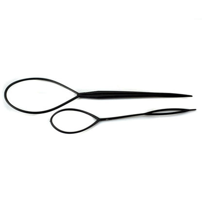 BONAMART ® 2 Stück Haar Zopf Pferdeschwanz Macher Styling Tool