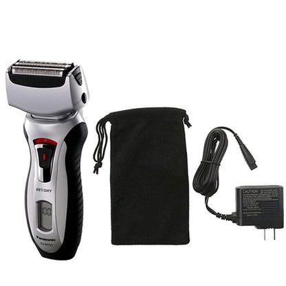 Panasonic ES-RT51-S Arc3 Nass-Trocken-Rasierer mit 3 Klingen, schwenkbarem Kopf und herausklappbarem Trimmer - Kabelloser Elektrorasierer für eine glatte und komfortable Rasur, inklusive Reiseetui