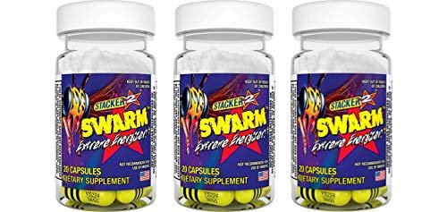 Swarm Extreme Energizer 20 Kapseln (3er-Pack) – STACKER 2