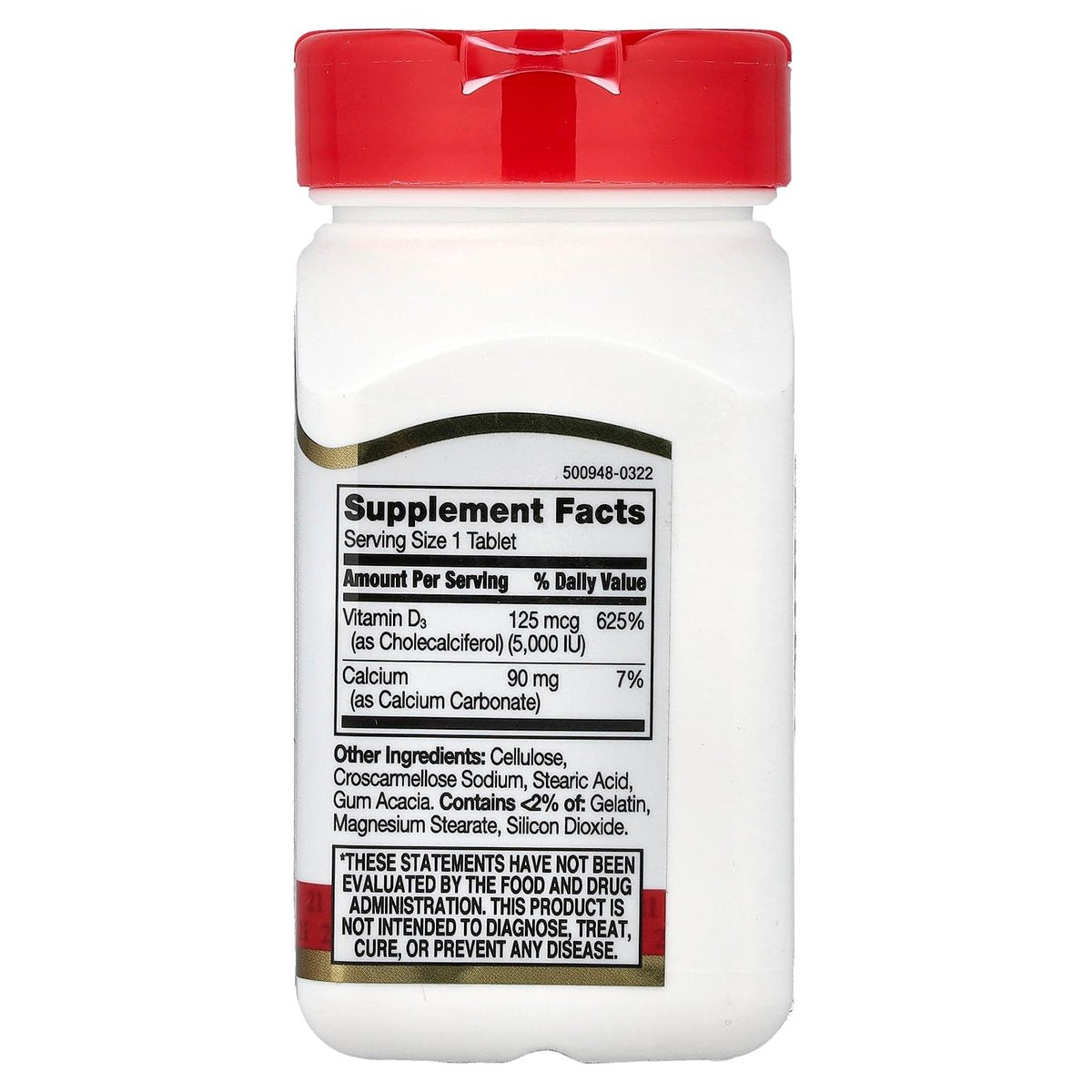 21st Century Vitamin D 5000 IE Tabletten, 110 Stück