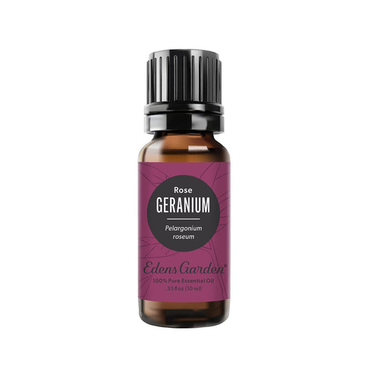 Edens Garden Geranien-Rosen Ätherisches Öl – 100 % reine Premium-Qualität, unverdünnt, natürlich, therapeutisch, für Diffuser, Gesicht, Kerzen, Haare 10 ml