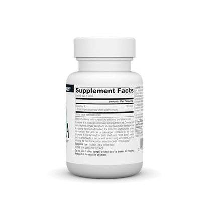 Source Naturals Huperzine A für Gedächtnis und Lernfähigkeit* – 100 mcg, 60 Tabletten
