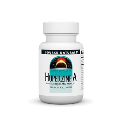 Source Naturals Huperzine A für Gedächtnis und Lernfähigkeit* – 100 mcg, 60 Tabletten