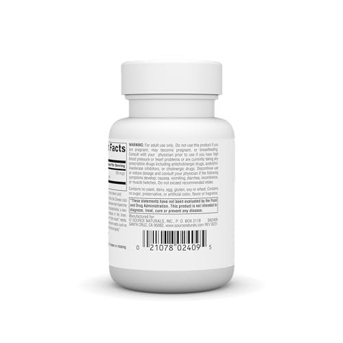 Source Naturals Huperzine A für Gedächtnis und Lernfähigkeit* – 100 mcg, 60 Tabletten