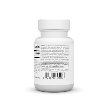Source Naturals Huperzine A für Gedächtnis und Lernfähigkeit* – 100 mcg, 60 Tabletten