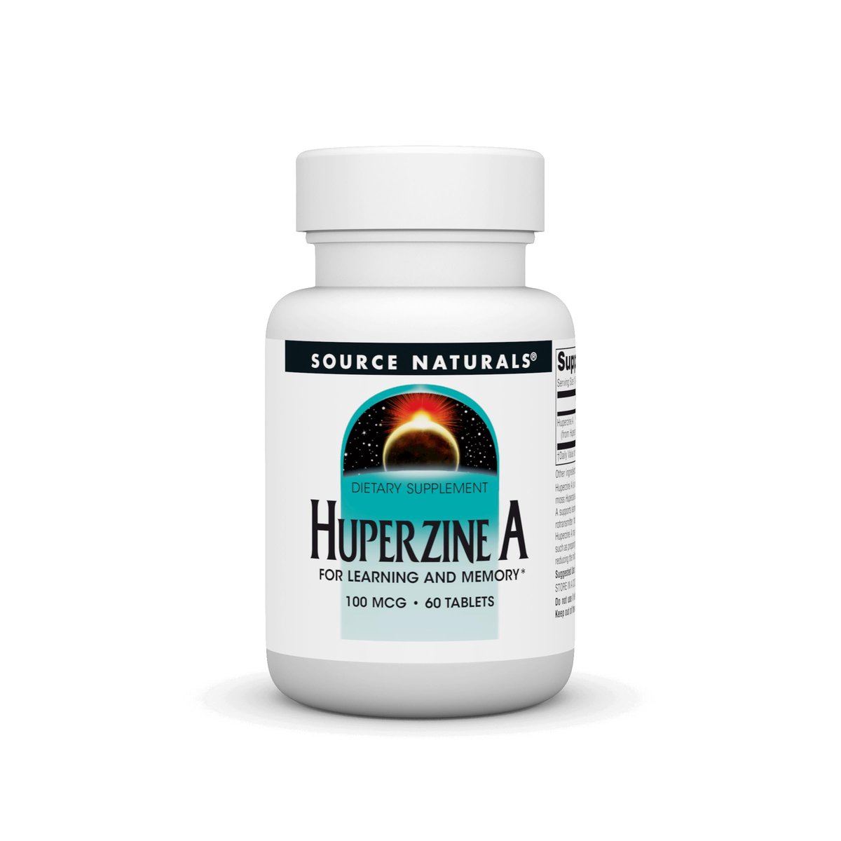 Source Naturals Huperzine A für Gedächtnis und Lernfähigkeit* – 100 mcg, 60 Tabletten