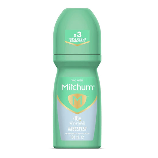Mitchum Roll-On Antitranspirant unparfümiert 100 ml – 48h Schutz ohne Duft
