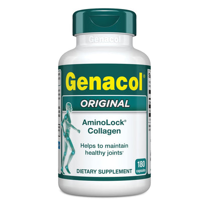 Genacol Original – Kollagenpräparat für Gelenke, ultra-hydrolysierte Kollagenpeptide, lindert Gelenkbeschwerden, Knieergänzung für Männer & Frauen, Vorteilspackung, 180 Kapseln (60-Tage-Vorrat)