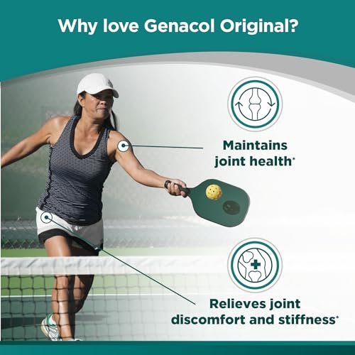 Genacol Original – Kollagenpräparat für Gelenke, ultra-hydrolysierte Kollagenpeptide, lindert Gelenkbeschwerden, Knieergänzung für Männer & Frauen, Vorteilspackung, 180 Kapseln (60-Tage-Vorrat)
