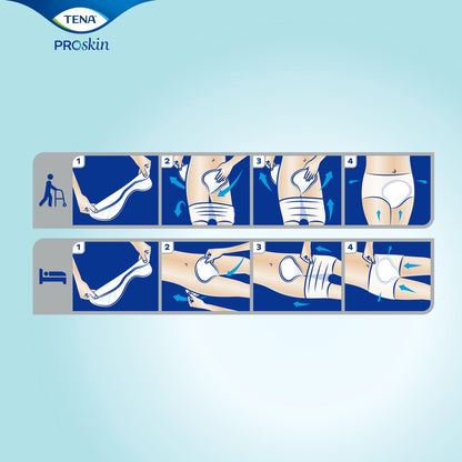 TENA ProSkin Night Super Saugende Einlagen für schwere Inkontinenz, Unisex, 24 Stück