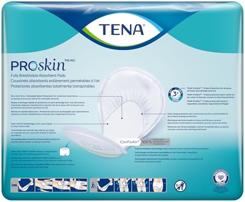 TENA ProSkin Night Super Saugende Einlagen für schwere Inkontinenz, Unisex, 24 Stück