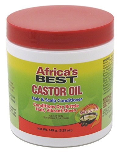 Africa's Best Rizinusöl Haar- und Kopfhaut Conditioner, 5,25 Unzen
