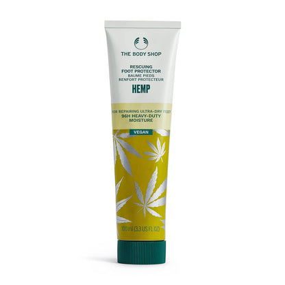 The Body Shop Hanf-Fußpflege – Schützende & feuchtigkeitsspendende Pflege für extrem trockene Füße – 100 ml
