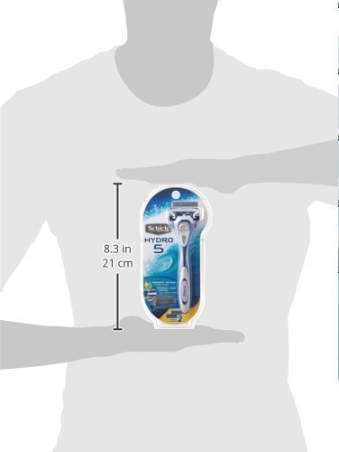 Schick Hydro 5 Rasierer – 1 Griff mit 1 Klinge für eine gründliche Rasur