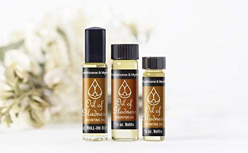 Öl der Freude: Weihrauch und Myrrhe Salböl – 1/4 oz Flasche für Gebet, Segnungen und Zeremonien