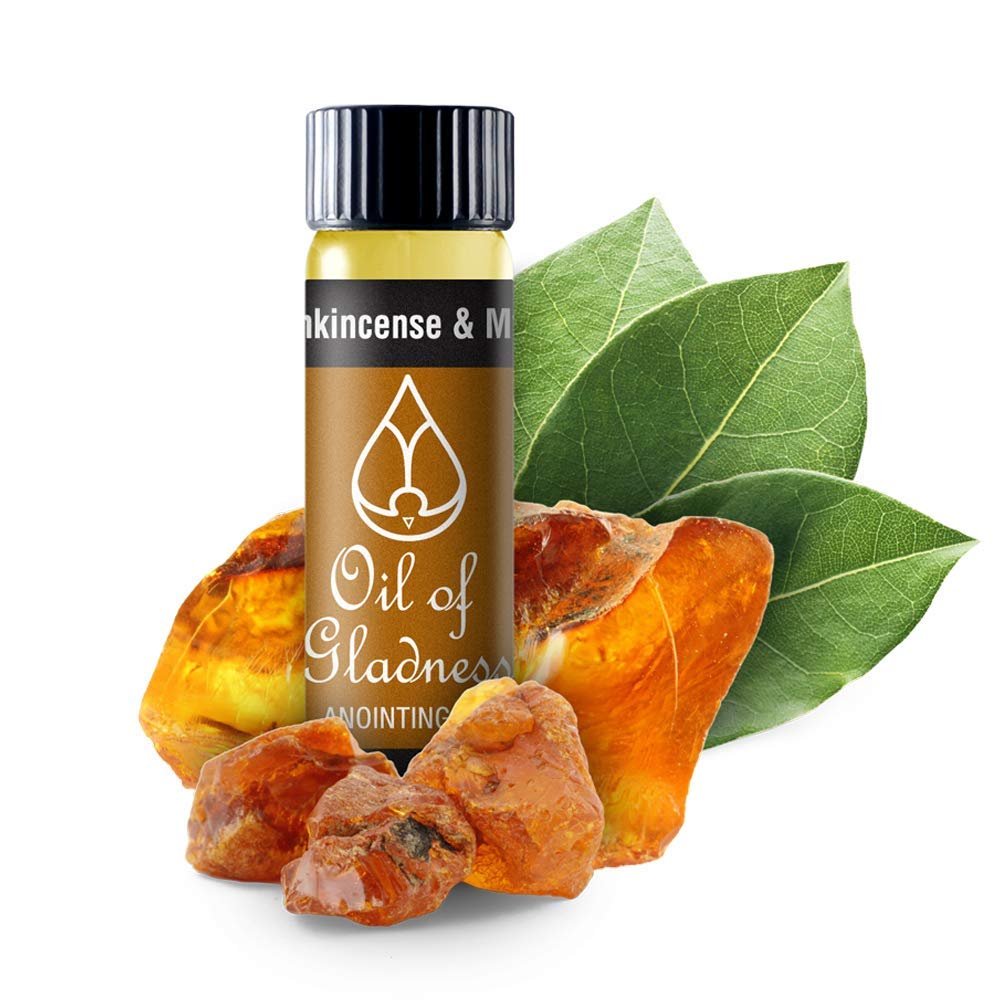 Öl der Freude: Weihrauch und Myrrhe Salböl – 1/4 oz Flasche für Gebet, Segnungen und Zeremonien