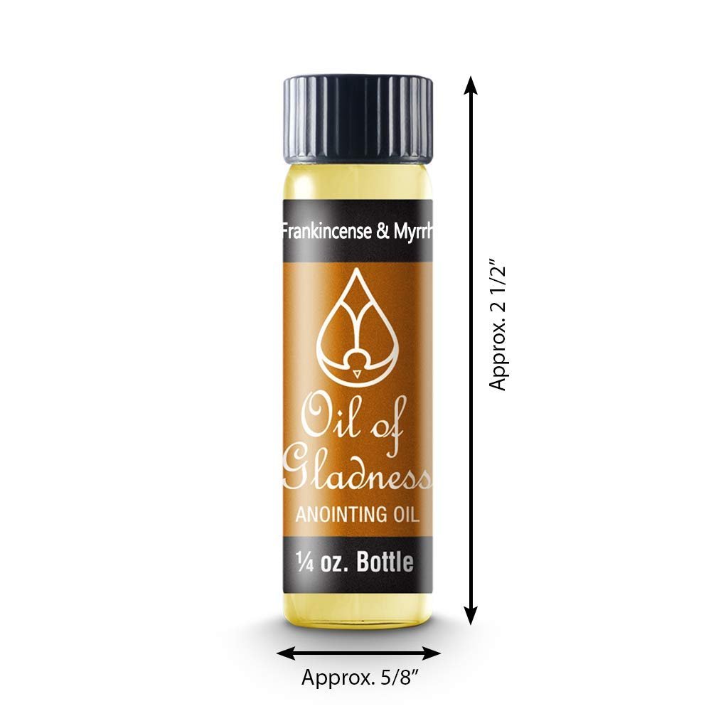 Öl der Freude: Weihrauch und Myrrhe Salböl – 1/4 oz Flasche für Gebet, Segnungen und Zeremonien