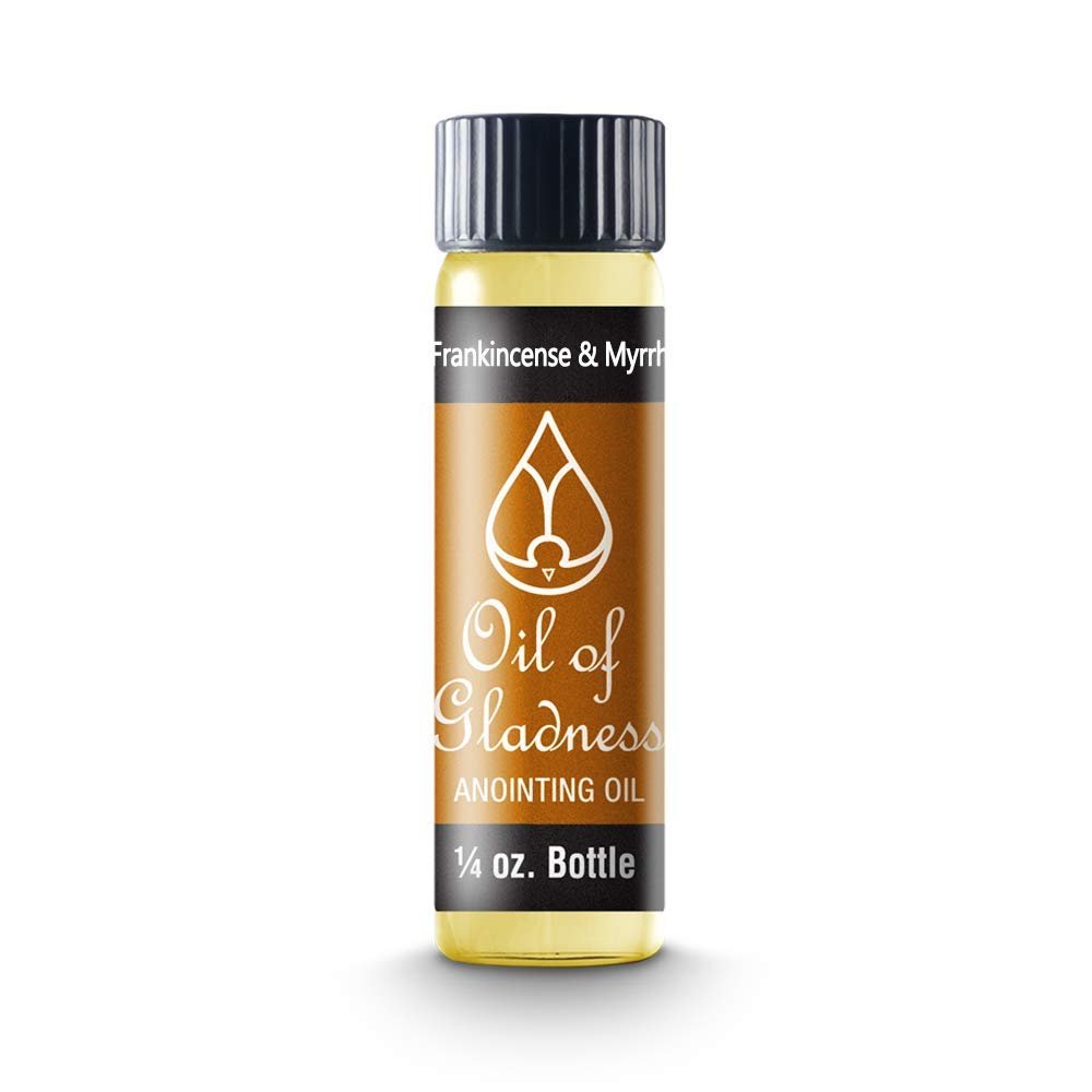 Öl der Freude: Weihrauch und Myrrhe Salböl – 1/4 oz Flasche für Gebet, Segnungen und Zeremonien