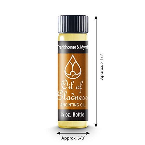 Öl der Freude: Weihrauch und Myrrhe Salböl – 1/4 oz Flasche für Gebet, Segnungen und Zeremonien