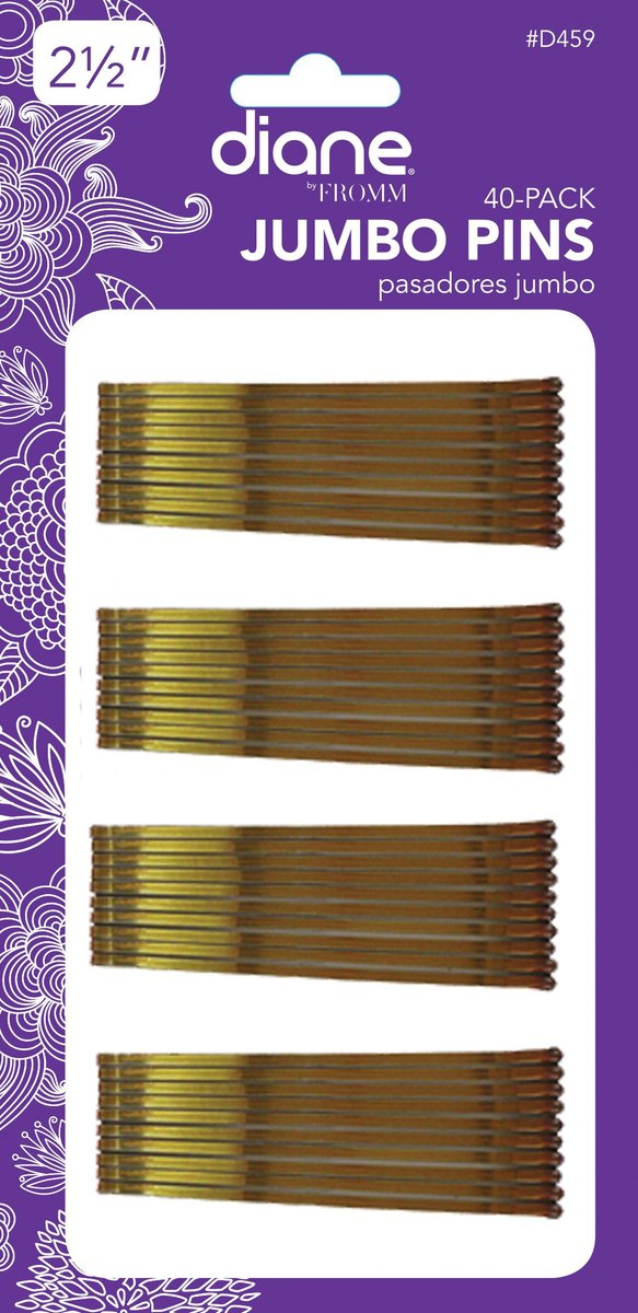 Diane D55045974 Jumbo Bob Pins, Bronze, 2.5 Zoll, 40 Stück