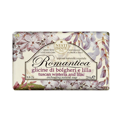 Nesti Dante Romantica Italienische Seife – Toskanischer Blauregen & Flieder, 250 g