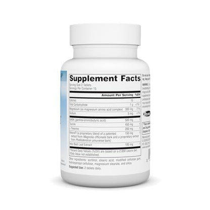 Source Naturals Serene Science Theanine Serene mit Relora, Magnesium und GABA – 30 Tabletten