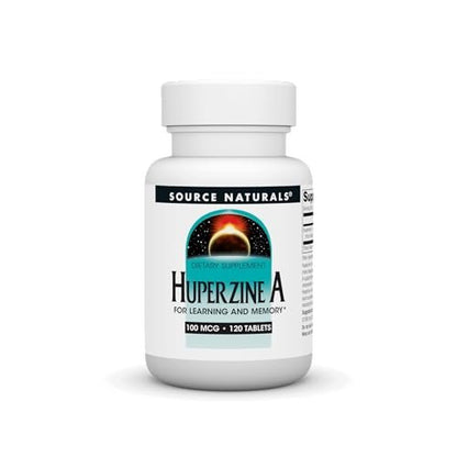 Source Naturals Huperzin A – 100 mcg, 120 Tabletten – Unterstützung für Lernen und Gedächtnis