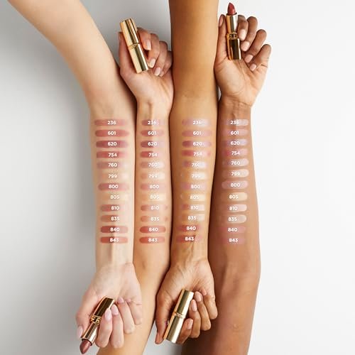 L'Oréal Paris Colour Riche Original Cremiger, Feuchtigkeitsspendender Satin-Lippenstift mit Arganöl und Vitamin E, Toasted Almond, 0,13 Unze