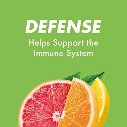 HALLS Defense Vitamin C Drops mit Zitrusgeschmack – 20 Sticks mit je 9 Drops (180 Drops insgesamt)