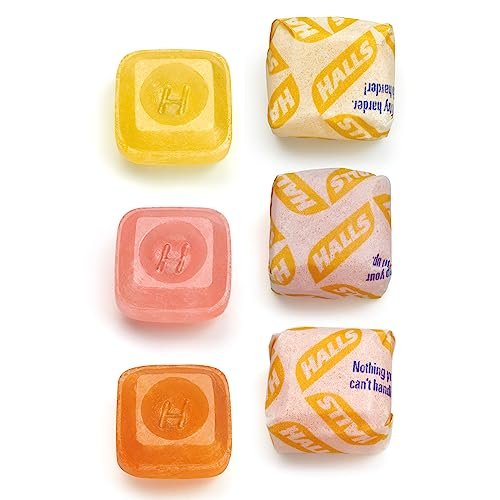 HALLS Defense Vitamin C Drops mit Zitrusgeschmack – 20 Sticks mit je 9 Drops (180 Drops insgesamt)
