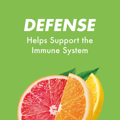 HALLS Defense Vitamin C Drops mit Zitrusgeschmack – 20 Sticks mit je 9 Drops (180 Drops insgesamt)