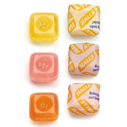 HALLS Defense Vitamin C Drops mit Zitrusgeschmack – 20 Sticks mit je 9 Drops (180 Drops insgesamt)