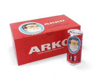 Arko Men Rasierseife Stick - 12 Sticks (900 g) - Traditionelle Rasierseife