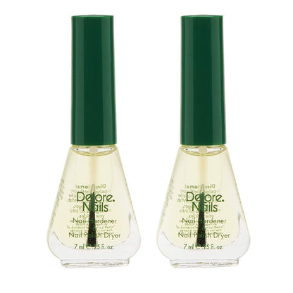 Delore for Nails Organischer Nagelhärter & Nagellacktrockner, 0,25 Unzen (2er-Pack)