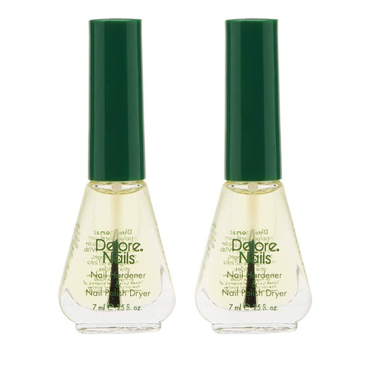 Delore for Nails Organischer Nagelhärter & Nagellacktrockner, 0,25 Unzen (2er-Pack)